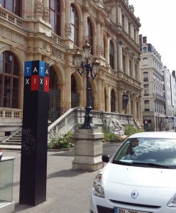 Taxi stand in Lyon