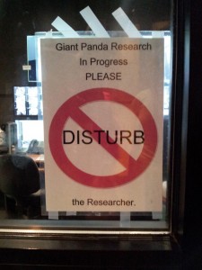 If I were the researcher I would edit that sign…